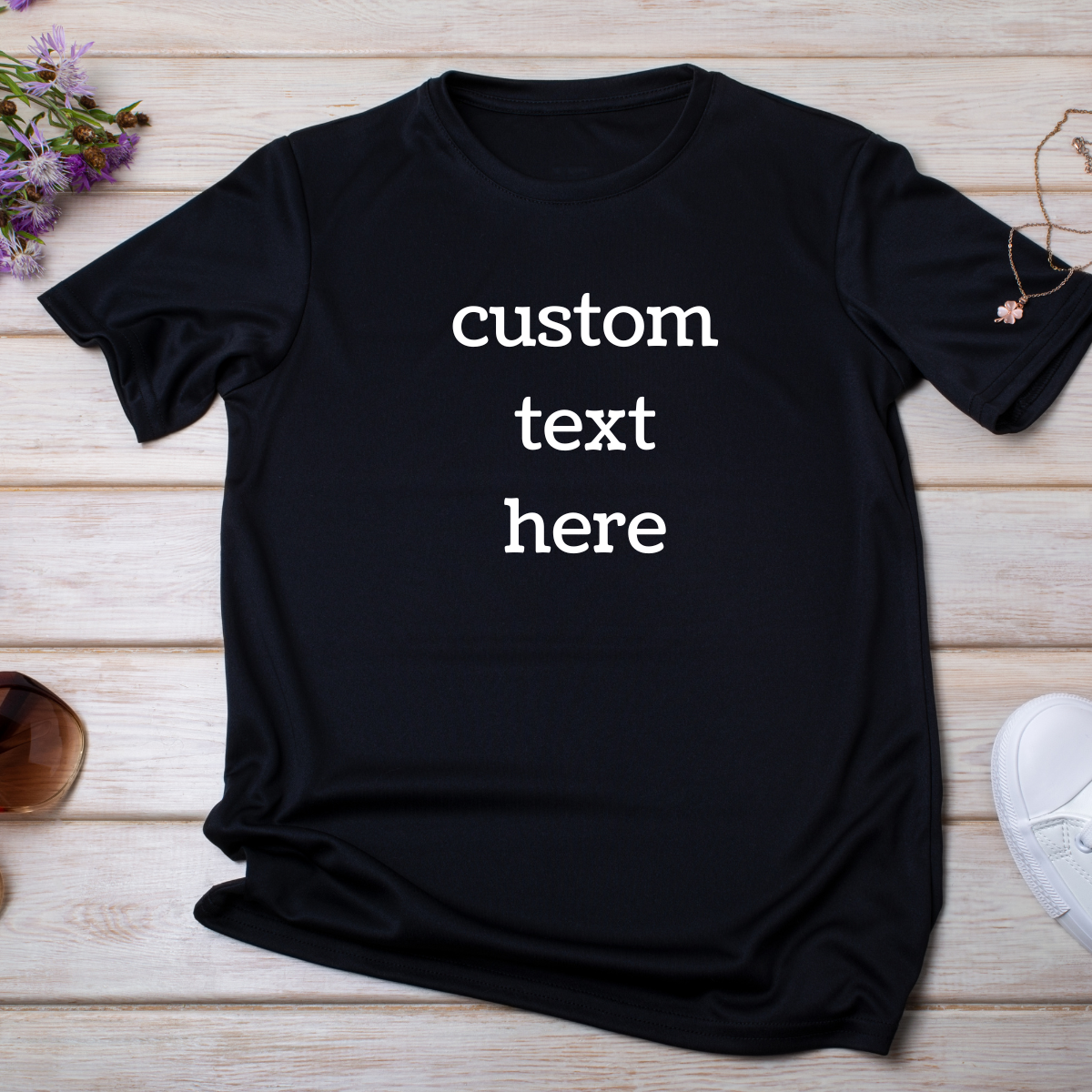 Custom Text Tee