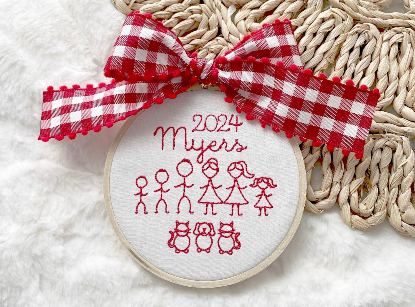 Personalized Family Christmas Ornament