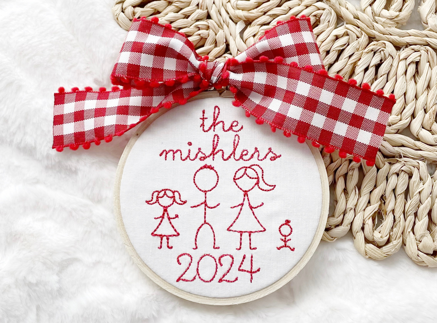 Personalized Family Christmas Ornament