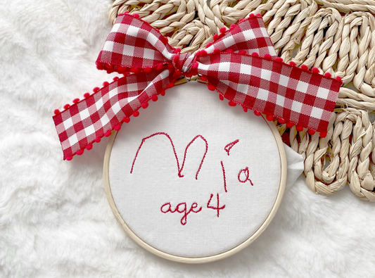 Custom Handwriting Christmas Ornament