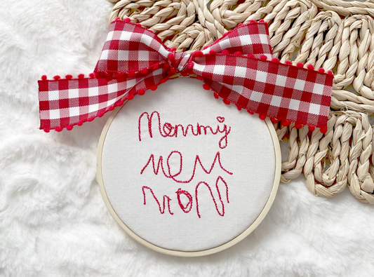 Custom Handwriting Christmas Ornament