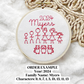 Personalized Family Christmas Ornament