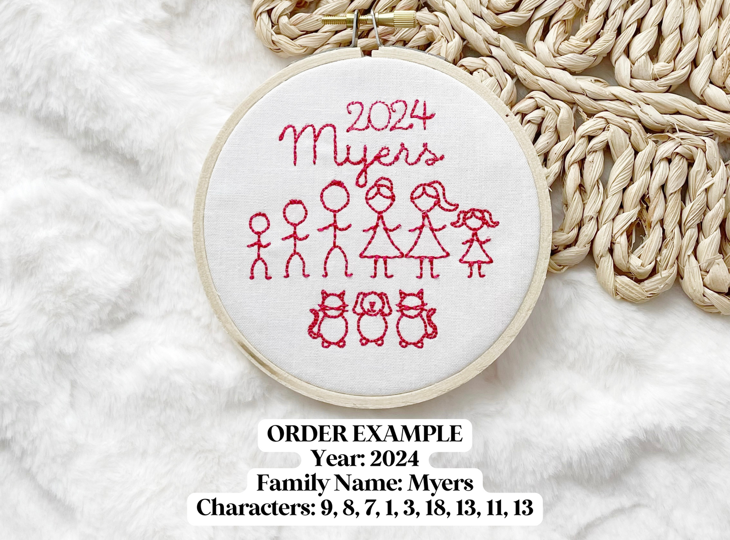 Personalized Family Christmas Ornament